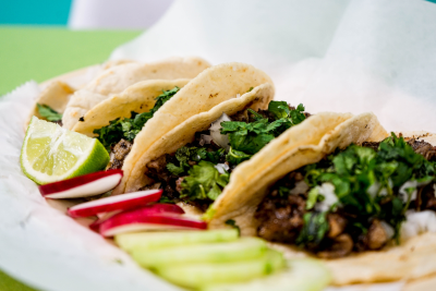 Tacos on a Tray